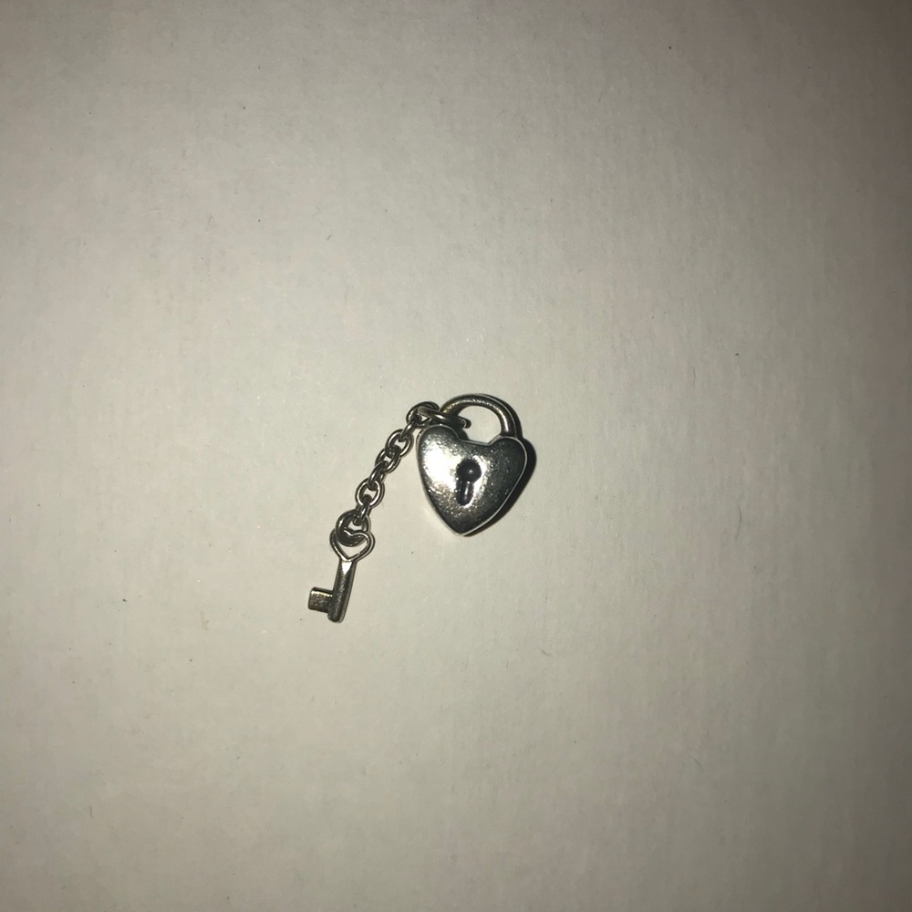 Pandora key to heart charm